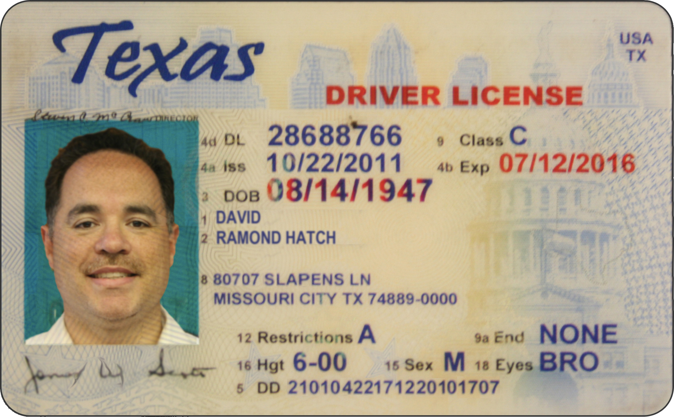 fake texas drivers license template free download